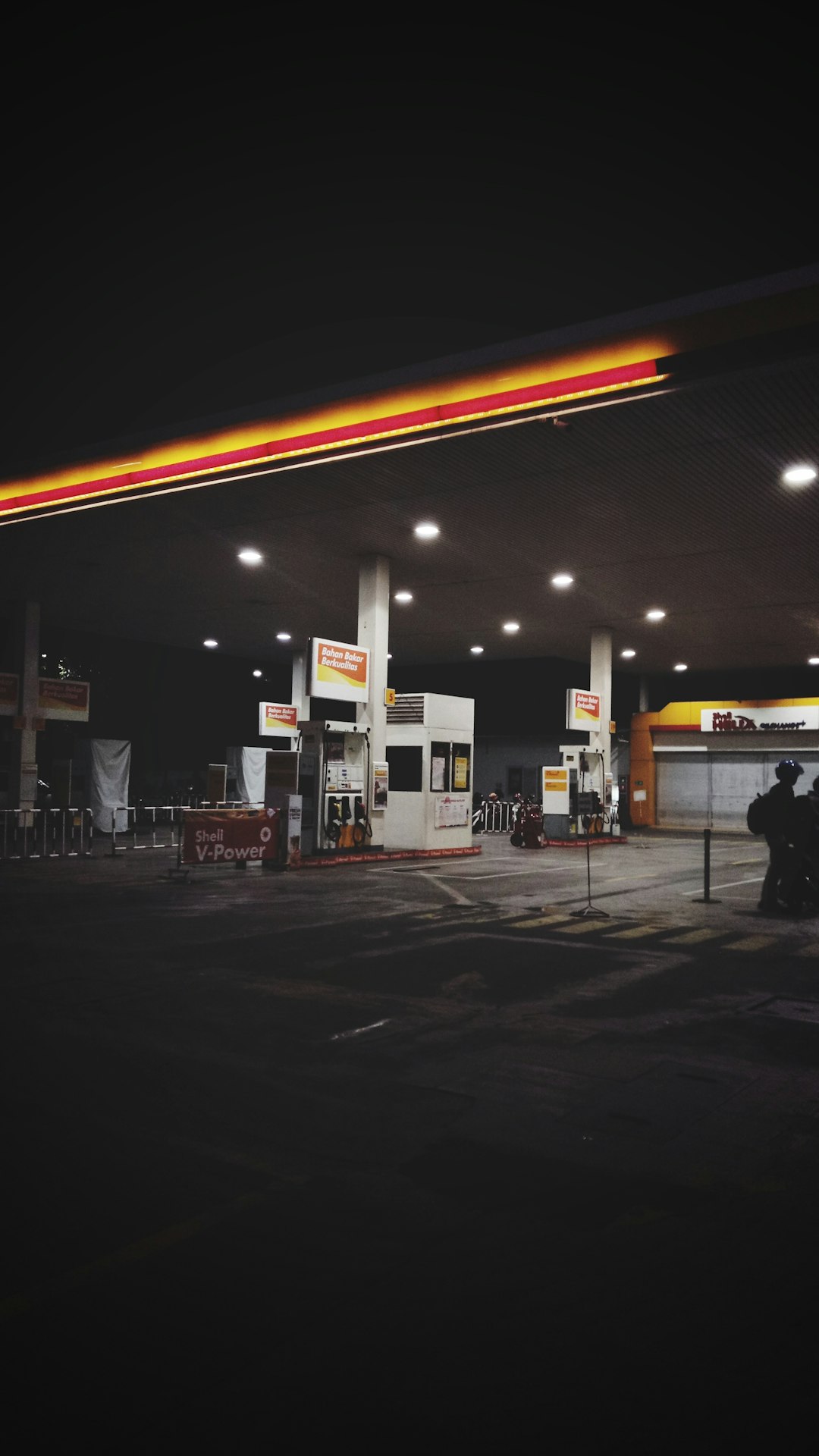 Gasolinera moderna en Argentina